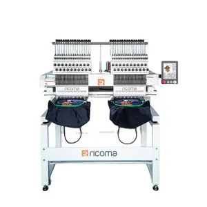 RICOMA a double head embroidery machine computerized with 15 needle MT 1502 High-accuracy Multifunctional Factory Direct