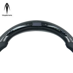 Volant de course LED durable compatible avec <span class=keywords><strong>Infiniti</strong></span>, convertible pour G25 <span class=keywords><strong>G37</strong></span> G35 Ex25 Ex35, volant personnalisé en fibre de carbone - Product Image 5