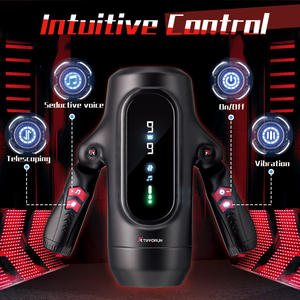 Jouet sexuel masculin entièrement intelligent, à double maintien, avec fonction de chauffage automatique, type ABS+<span class=keywords><strong>TPE</strong></span>, étanche, type-C - Product Image 5