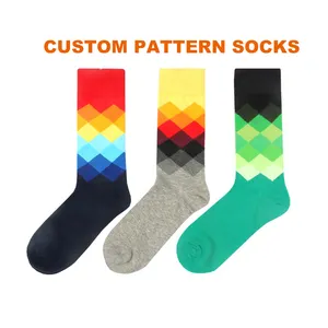 All Socks FY-I-0774 High Quality No Minimum Unisex Crew Plain Knit Embroidery Logo Sox Custom Embroidered Socks Custom Embroidered Socks