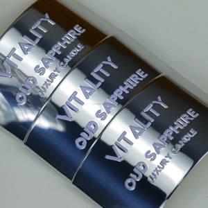Flacon de parfum vide 2026 à prix compétitif avec étiquettes adhésives métalliques, étanche et écologique, estampage à chaud doré, formes personnalisées - Product Image 2