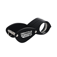 Professional 10X Diamond Loupe 20.5mm Achromatic Aplanatic Jewelry Magnifier Precision Optical Inspection Tool