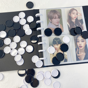 特注1000ピース/バッグ新スタイルハイライトプラスチックディスクリングノートとジャーナルプランナールーズリーフディスクバインダー - Product Image 3