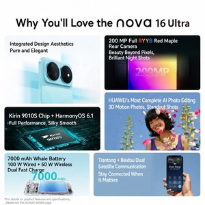 Nouveau smartphone intelligent Huawei nova 16 Ultra 2026 avec Kirin 9010S |   7000mAh 100W prend en charge le chargeur sans fil 50W |   200MP |   Écran de 6,84 pouces - Product Image 6
