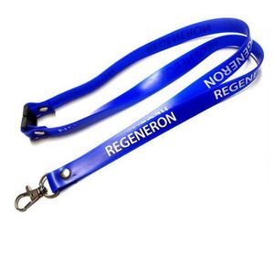Silicone Neck <b>Lanyard</b> Strap Promotional Custom Logo Dye <b>Polyester</b> Pantone Print - Product Image 4