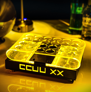 Bandeja de vaso de chupito LED moderna portátil para club nocturno Bar vino <span class=keywords><strong>Vodka</strong></span> whisky soporte de exhibición glorificador soporte iluminado - Product Image 4