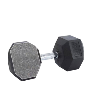 Cast Iron Encased Hex <b>Dumbbell</b> Weight Set Durable Comfortable Noise-Reducing Cast Iron for Fitness Exercises with 2.5-30KG - Product Image 4