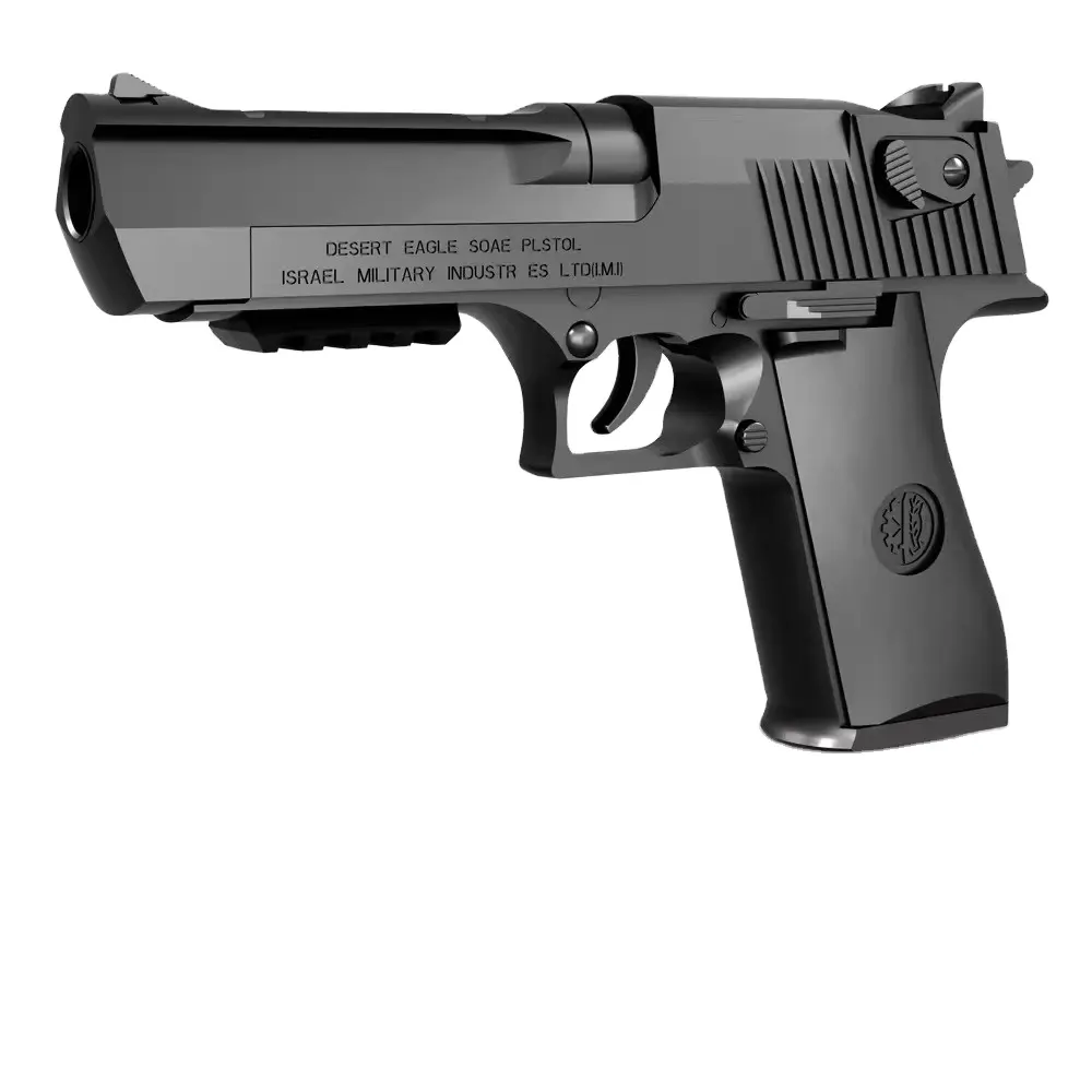 2023 baru M1911 Glock peluru lembut mainan cangkang ejeksi busa Dart Blaster Pistol Manual senapan angin dengan peredam untuk anak dewasa