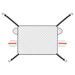 Housse de protection pare-soleil et anti-givre personnalisée pour pare-brise de voiture en film aluminium imperméable - Product Image 1