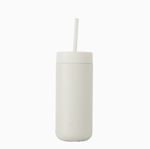 Stainless Steel Tumbler Outdoor Sports Vacuum Insulated <b>With</b> <b>Straw</b> Travel Cup Minimalist Design - Product Image 2
