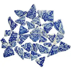 Chinoiserie Loose Pieces Craft Kit Kids Ceramic Mosaic Creative Handmade DIY Mosaic