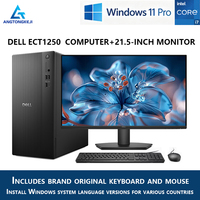 Computadora de Escritorio Dell ECT1250 Nueva, con Procesador I7-14700, 8GB/16GB de RAM DDR5, SSD+HDD NVMe y Monitor de 21.5 Pulgadas, Ideal para Oficina y Negocios