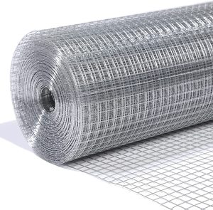 Tela de hardware de protección Gopher, malla de 1 pulgada, alambre soldado galvanizado en caliente, valla de alambre soldado resistente, calibre 17 - Product Image 1