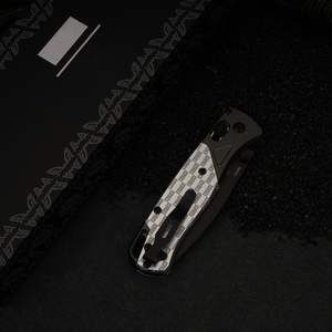 Cuchillo de Bolsillo de Grado Industrial BM535BK-2501 con Hoja de Acero Inoxidable, Mango de Aluminio y Perilla de Pulgar, Personalizable OEM - Product Image 2