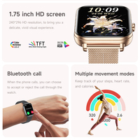 Boîtier de montre intelligente en alliage d'aluminium CD03, personnalisé, étanche en profondeur, moniteur de fréquence cardiaque, oxymètre de sang, suivi du sommeil, appels Bluetooth, boussole, calendrier