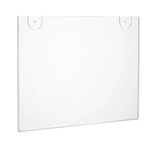 Usine personnalisée 11*8.5 acrylique signe titulaire en plastique transparent PMMA pour montage mural affiche présentoir ou étui d'étagère - Product Image 4