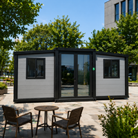 Vente directe usine – Villa préfabriquée de haute qualité de 40 pieds avec 2 chambres, maison mobile compacte extensible en conteneur