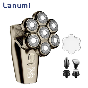 Afeitadora Lanumi MS-686 IPX7 Resistente al Agua, Recargable, con Cinco Cuchillas Rotatorias para Rostro y Barba, para Hombres - Product Image 1