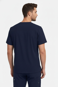 Ensembles de blouses tissées en spandex pour la vente en gros – Uniformes de travail personnalisables pour cliniques dentaires, cliniques vétérinaires, salons de beauté et soignants - Product Image 4