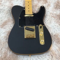 High Quality Black 39 Inch TL Maple Neck 6-String Electric Guitar with Matte Finish Rosewood Fretboard Model TL-033