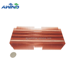 Profil bas personnalisé 25*25*5mm Cpu dissipateur de chaleur pur cuivre fermeture à glissière aileron 40mm 40x40x20 jeu de puces dissipateur thermique Mini <span class=keywords><strong>radiateur</strong></span> pour l'électronique - Product Image 4