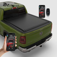 Zolionwil Cache-benne de camionnette à enrouleur rétractable pour Dodge Ram 1500 Classic 6,4 pieds 5,7 pieds 2015 2024 2025