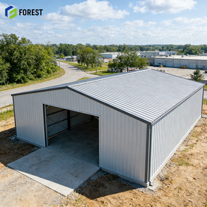 โกดังเหล็กสำเร็จรูปขนาดใหญ่ ฉนวนกันความร้อนสูง เคลื่อนย้ายได้ ขนาด 40x60x14 เมตร ศูนย์รวมการผลิต ศูนย์กระจายสินค้า เป็นมิตรกับสิ่งแวดล้อม - Product Image 1