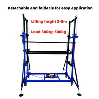 Nouvelle plateforme mobile électrique multifonctionnelle de 5 m 220 V avec commande à distance, élévateur d'échafaudage hydraulique, table en acier pour intérieur/extérieur