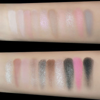 Palette de fard à paupières de concepteur cosmétique professionnel longue durée mat étanche marque privée pour métallisé lumineux foncé clair