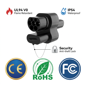 Nuevo Adaptador CCS2 NACS de 250A, Alta <span class=keywords><strong>Potencia</strong></span>, 1000V DC, 80A AC, Monitoreo de Temperatura Dual, Bloqueo Antirrobo, Protección IP55, Carga para <span class=keywords><strong>Tesla</strong></span> - Product Image 2