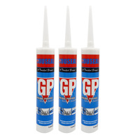 Tube de cartouche en plastique vide HOUSEAL, mastic silicone à séchage rapide, scellant acétique GP