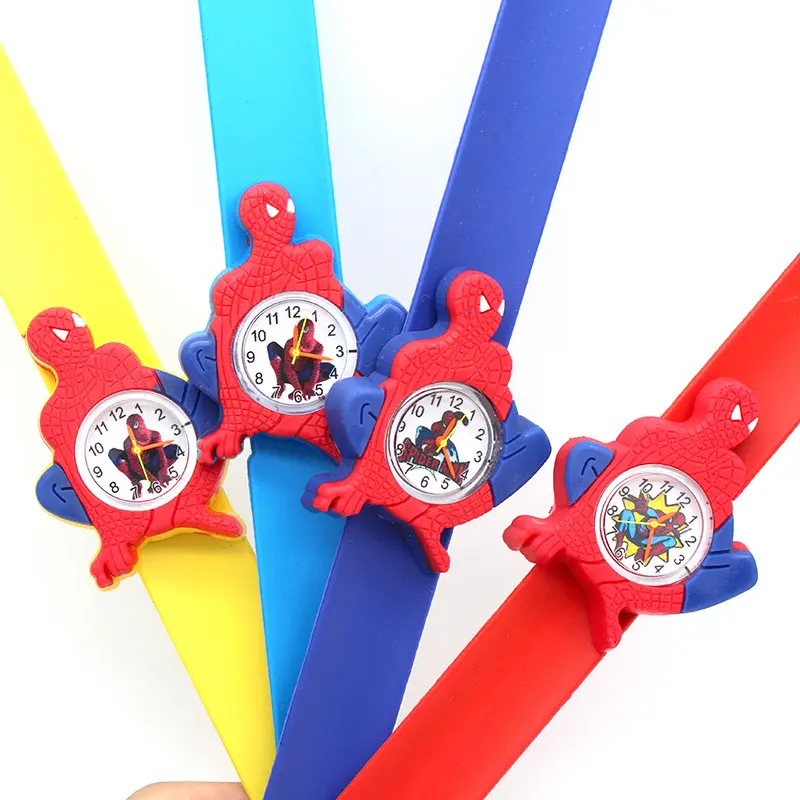 ساعة يد للأطفال بسعر رخيص من الهبات بالجملة للأولاد حيوانات كرتونية ساعة يد تناظرية للأطفال