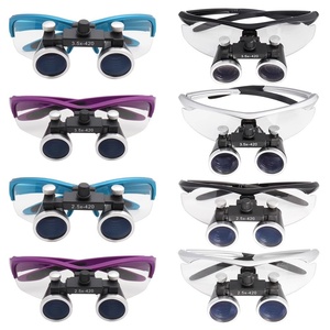Loupes dentaires portables éclairées avec lumières LED pour lunettes 2,5/3,5x - Product Image 2