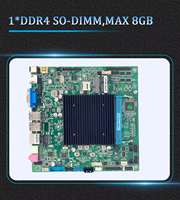 Промышленная встраиваемая материнская плата оптом: процессор Gemini Lake J4125, DDR4, 4 USB 3.0, 2 LAN, тонкая ITX-плата