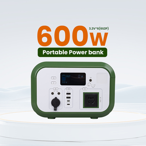 Portable Power Station for Home Backup Power 600 <strong>Watt</strong> <strong>Solar</strong> Generator with AC Output 600W (12v/24v Car Port) <strong>Solar</strong> Battery - Product Image 2