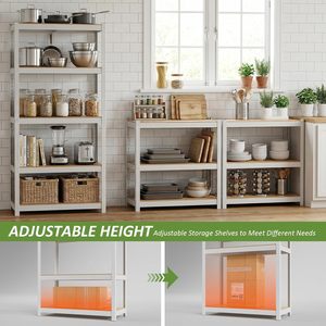 Étagères de rangement en acier robuste à 5 niveaux sans boulons, protection anti-corrosion, pour garage et usage domestique, vente en gros - Product Image 4