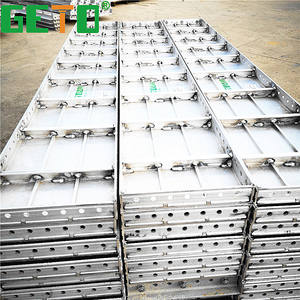 Moules à béton en aluminium <span class=keywords><strong>de</strong></span> haute qualité, sillons <span class=keywords><strong>de</strong></span> béton renforcés, bricolage mural, système <span class=keywords><strong>de</strong></span> chantier en aluminium - Product Image 1