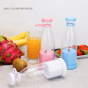 Mini Bottle Juicer Blender Fresh Fruit Mixer Blender Electric USB Rechargeable Sports