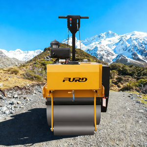 भूनिर्माण के लिए हाथ से आयोजित 500 किलोग्राम लॉन रोलर कम्पेक्टर - Product Image 2