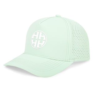 Casquette de golf sportive unisexe de haute qualité découpée au laser, perforée, 5 panneaux, avec patch en caoutchouc personnalisé, casquettes de baseball imperméables - Product Image 3