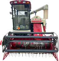 Moissonneuse-batteuse automatique de haute qualité pour maïs, blé, riz avec moteur et boîte de vitesses à haute productivité