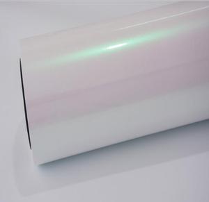 Film adhésif pour voiture, vinyle nacré changeant <span class=keywords><strong>de</strong></span> couleur, blanc aurora mat, effet brillant, avec technologie Air Release - Product Image 6