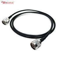 Cable Coaxial WODF Factory RG58, Conector N Macho a N Macho, Cable de Conexión Coaxial RF para Antena de Estación Base