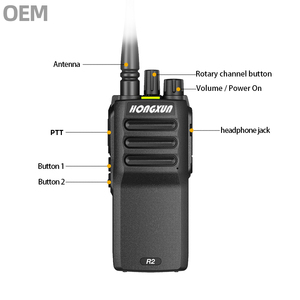 Radio mobile HX-R2S Walkie 4G POC 16, portable, avec suppression du bruit, CB pour microphone radio, couverture mondiale LTE WCDMA - Product Image 3