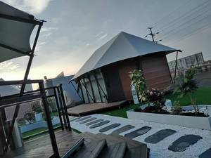 YS-38 אוהל ספארי גדול יוקרה גלמפינג באוהל קמפינג מותאם אישית אוהל קמפינג airbnb - Product Image 3