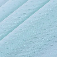 Filet papillon personnalisé tissu en maille polyester ammoniac respirant élastique anti-soleil tissu en soie glacée pour vêtements d'extérieur