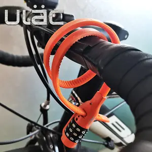 Etook — serrure de bicyclette ULAC, casque de vélo, en plastique, acier, léger, avec mot de passe, nouveauté