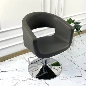 Sillón de Peluquería Metálico para Cortar el Cabello, Teñir y Hacer Mechas, Simple, de Cuero, Se Puede Colocar Boca Abajo - Product Image 4