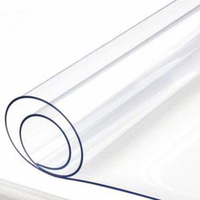 Bâche transparente en PVC renforcé imperméable à l'eau à prix réduit personnalisée pour rideau en rouleau transparent