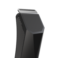Tondeuse à poils corporels/cruveaux/aisselles sans fil, en céramique, imperméable, lavable, pour hommes, lames en acier inoxydable, batterie au lithium 600 mAh
